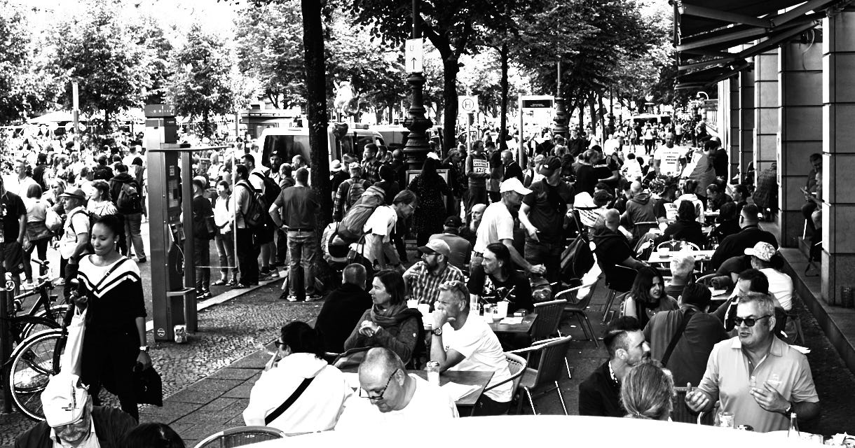 Bild von H.Schiele von der großen Querdenken-Demonstration am 29. August 2020 in Berlin