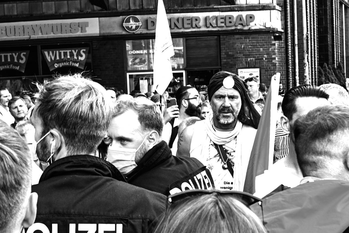 Bild von H.Schiele von der großen Querdenken-Demonstration am 29. August 2020 in Berlin