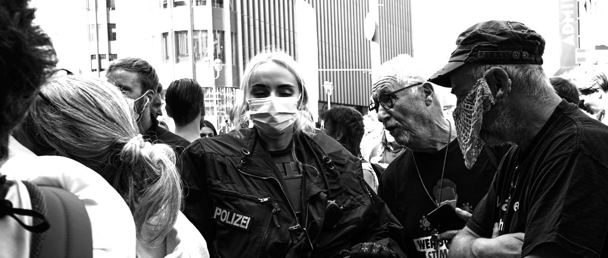 Bild von H.Schiele von der großen Querdenken-Demonstration am 29. August 2020 in Berlin