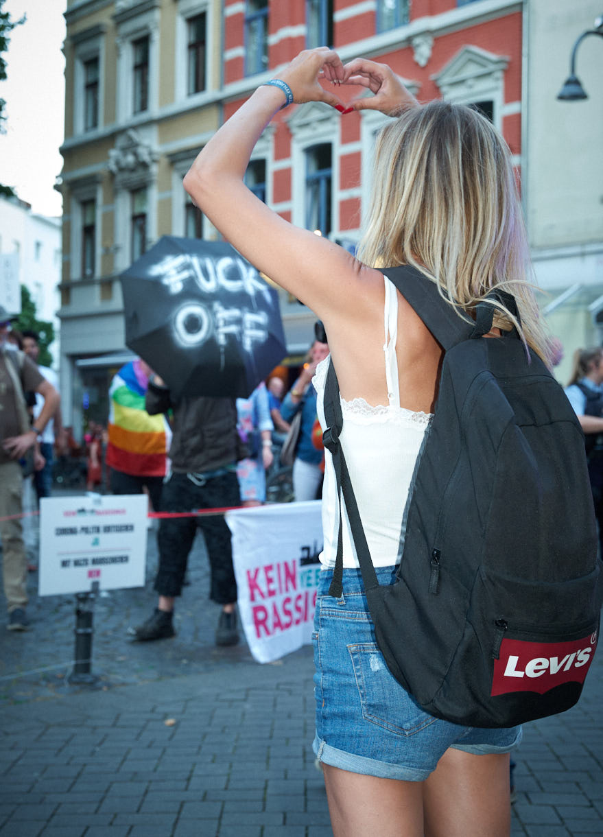 Bild von H.Schiele von der Danke-Demo in Köln am 17. August 2022