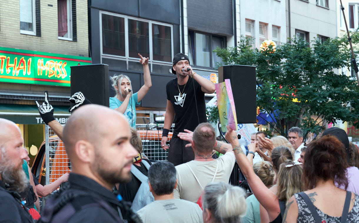 Bild von H.Schiele von der Danke-Demo in Köln am 17. August 2022