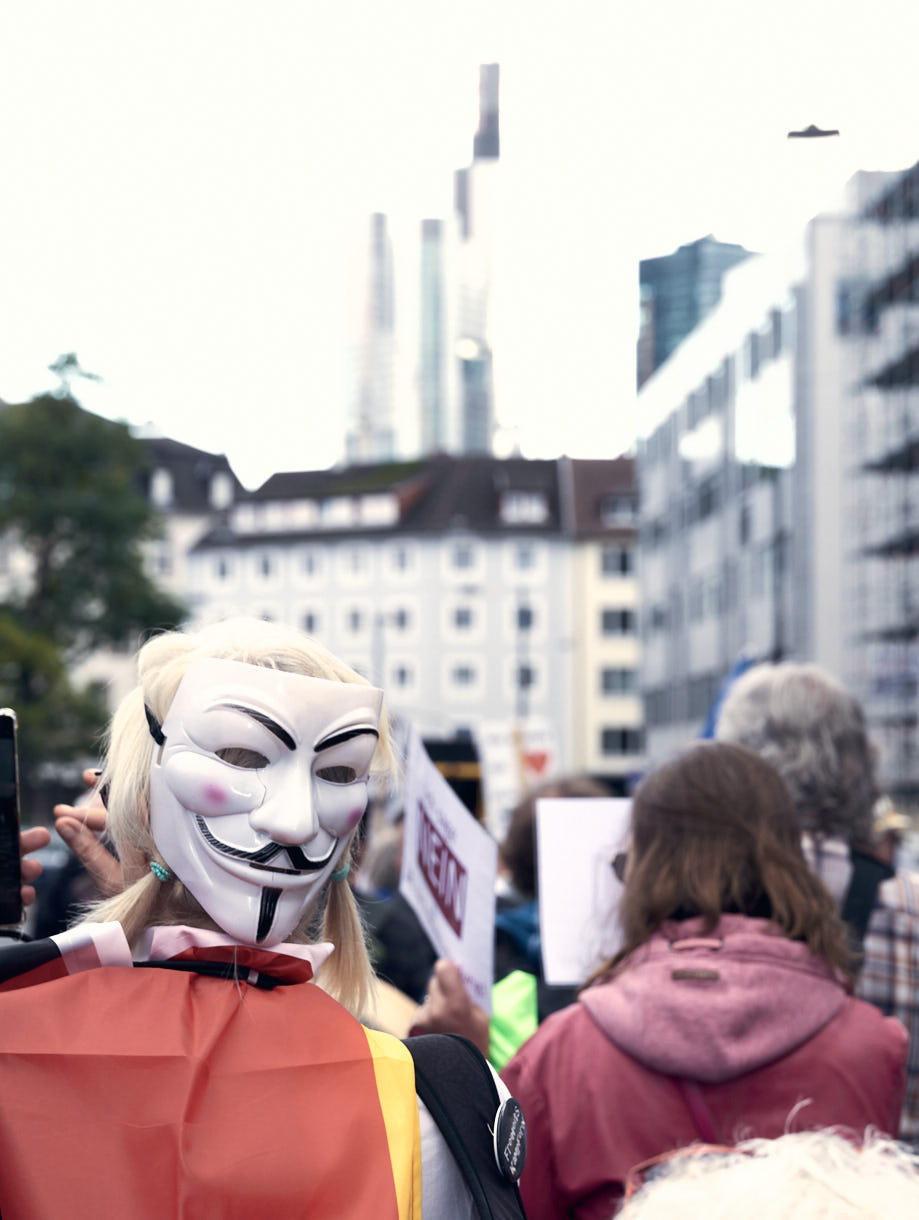 H.Schiele: Bilderserie von der "Europeans United" - Demo in Frankfurt, 22. Oktober 2022