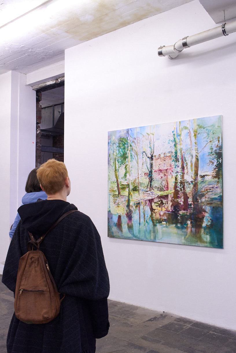 Ausstellung "Tivoli" der Gruppe JO-TA, Maja Lilian Krakau, Marc Duveneck, Kerstin Herrmann, Sabine Weber; März 2024, Ausstellungshalle KunstWerk Köln, Deutz-Mülheimer Straße 115, 51063 Köln